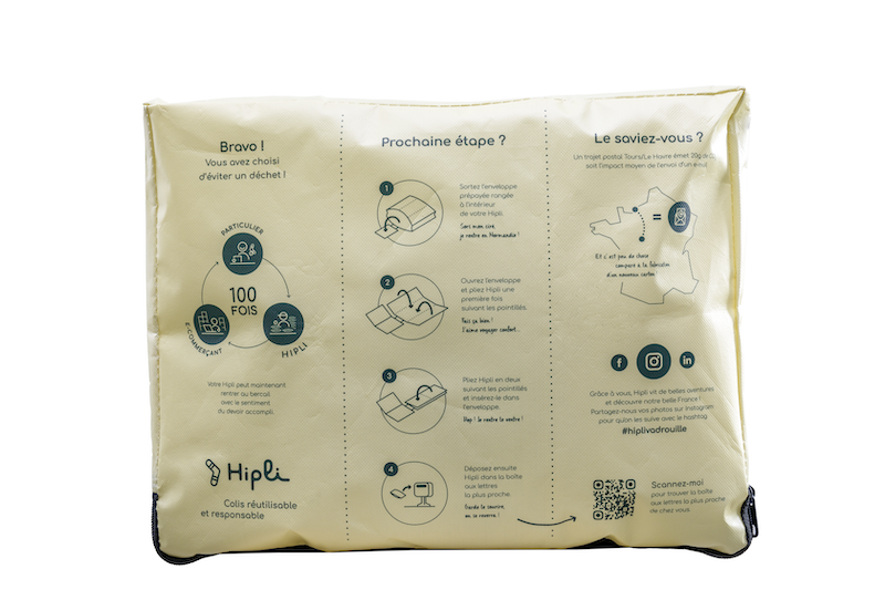 HIPLI - Colis réutilisable - Packaging écoresponsable I Pesette